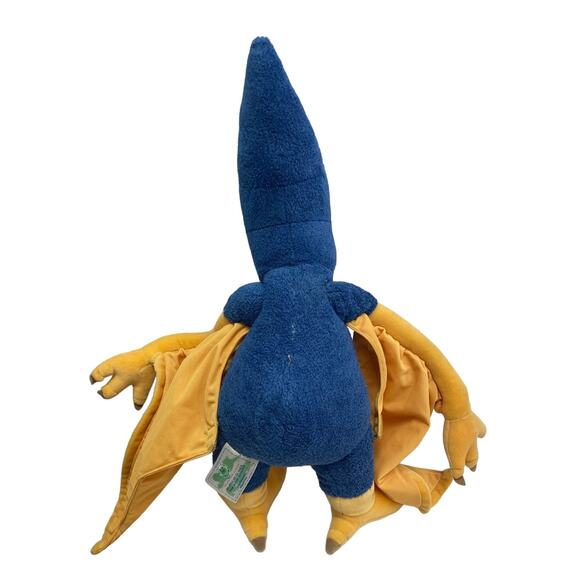 Build A Bear 20" Pterodactyl Blue Yellow Stuffed Animal Dinosaur Plush Toy - Picture 3 of 5